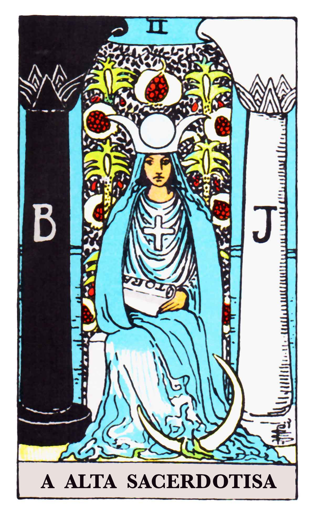 Carta de Tarot A Sacerdotisa