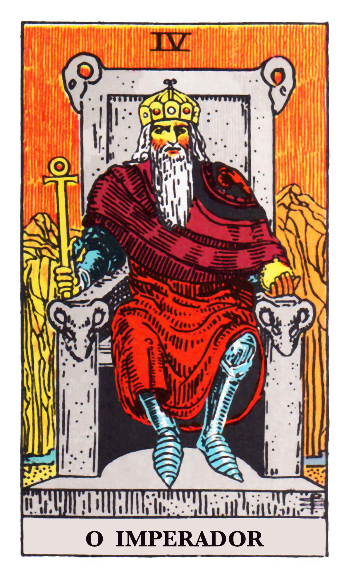 Carta de Tarot O Imperador