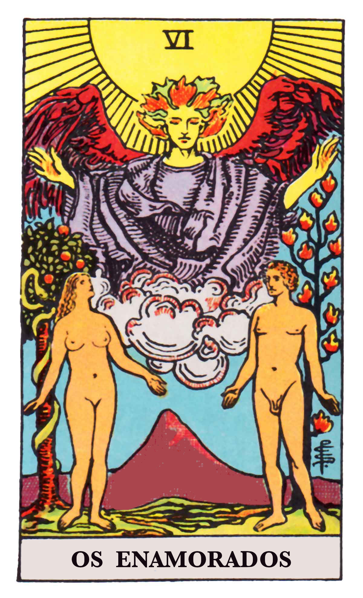 Carta de Tarot Os Enamorados