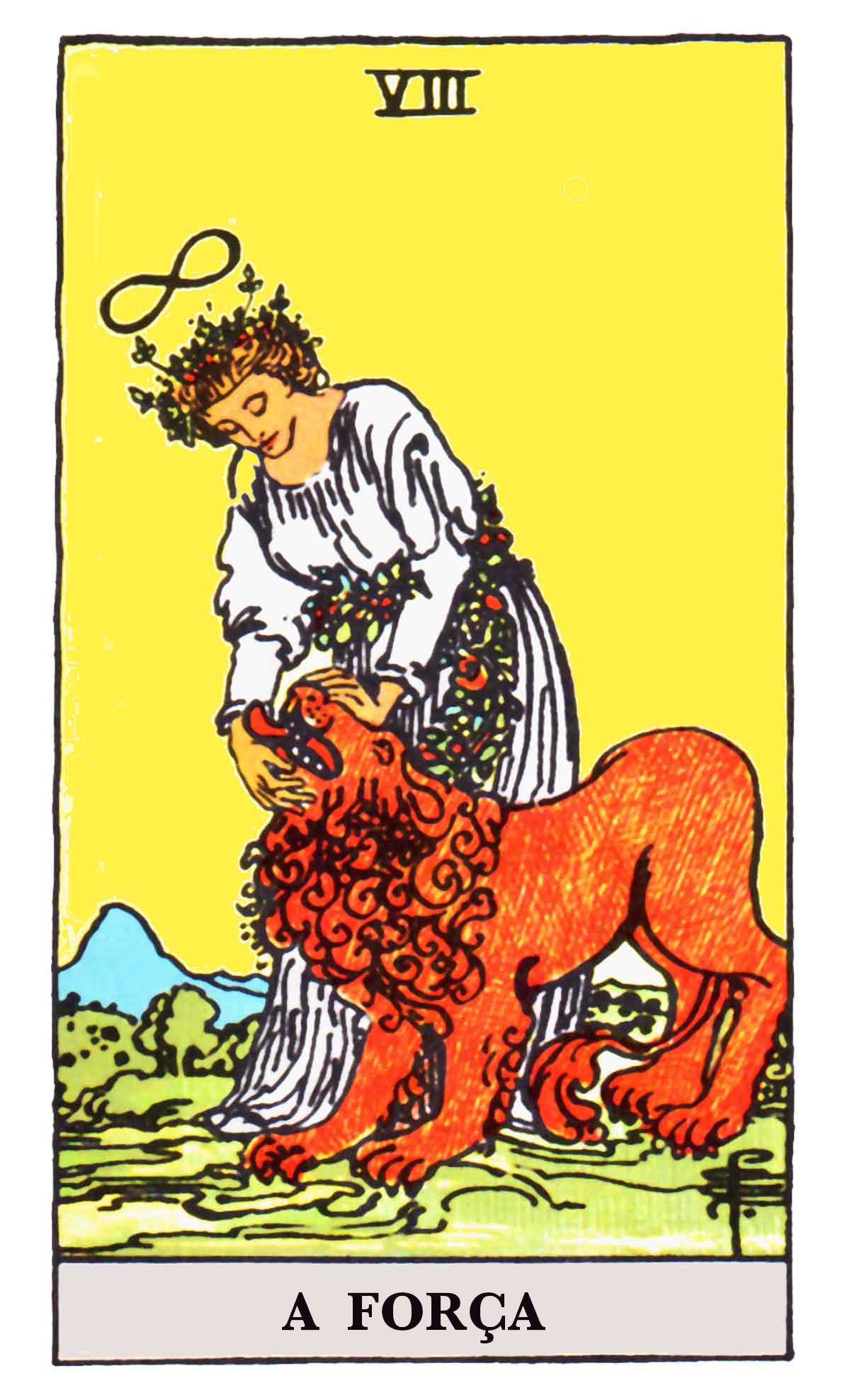 Carta de Tarot A Força