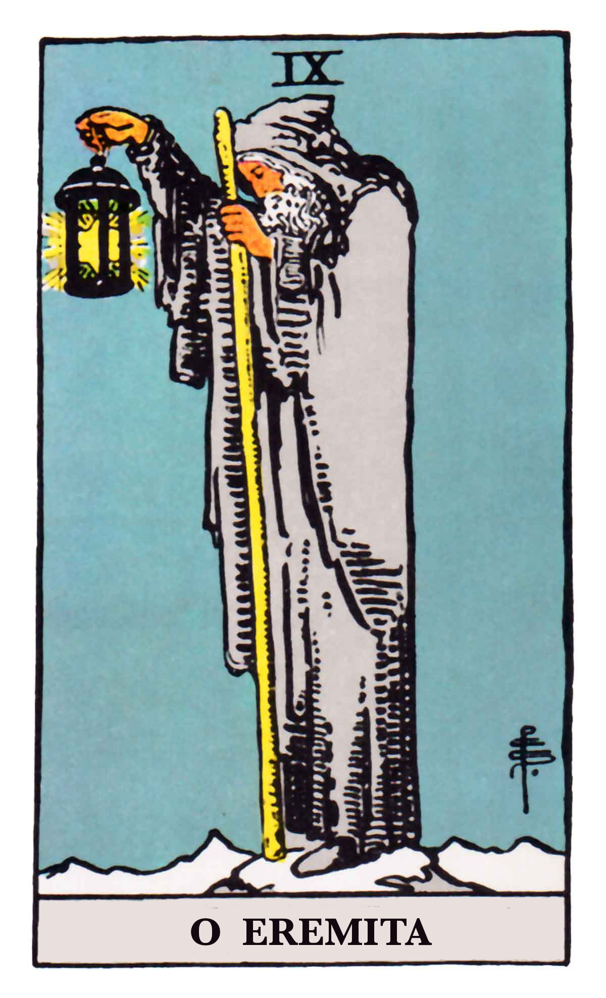 Carta de Tarot O Eremita