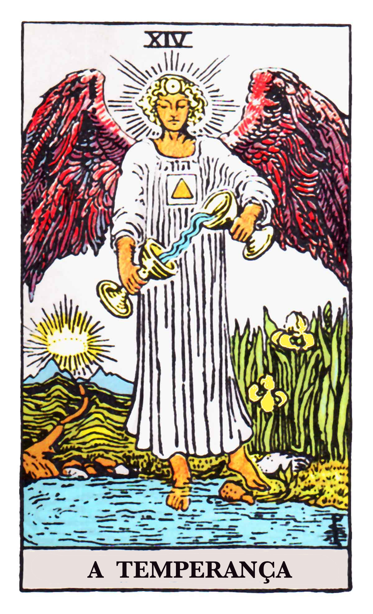 Carta de Tarot A Temperança