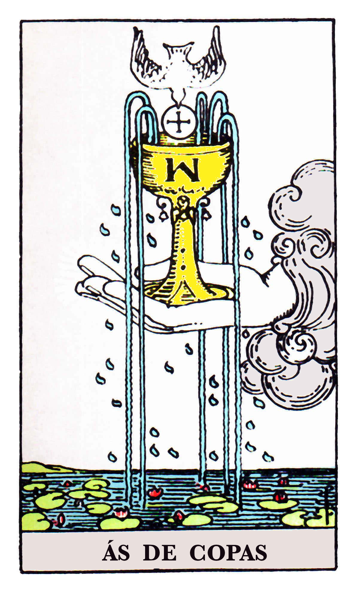 Carta de Tarot Ás de Copas