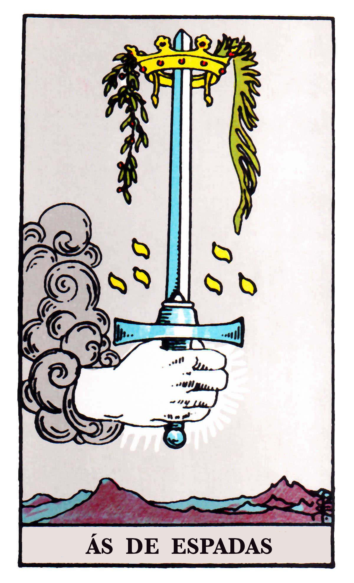Carta de Tarot Ás de Espadas